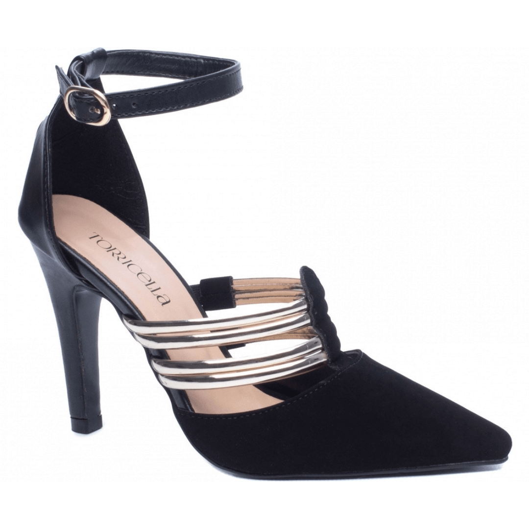 Sapato Scarpin Napa Preto